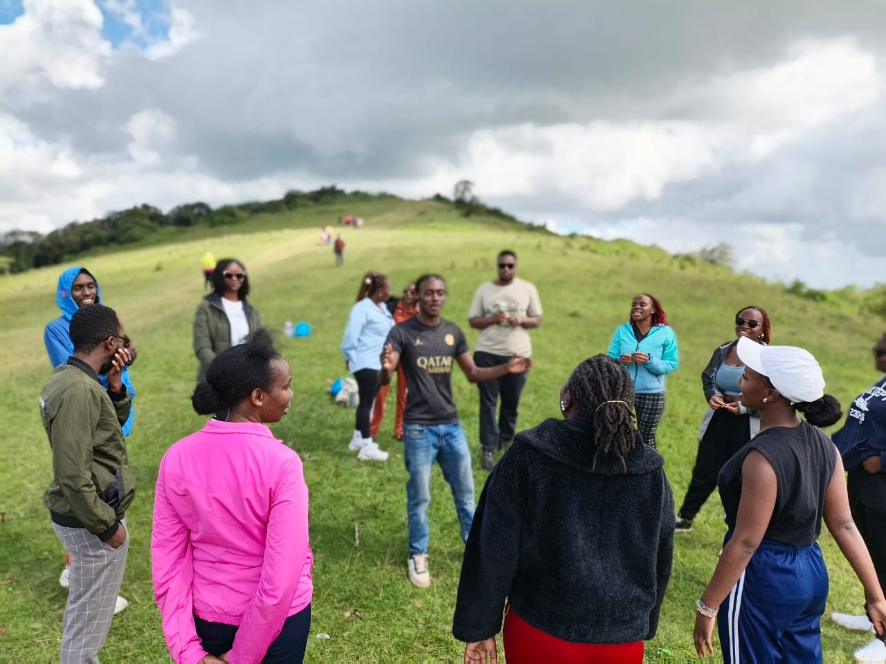 Human Library session in progress at Skiza